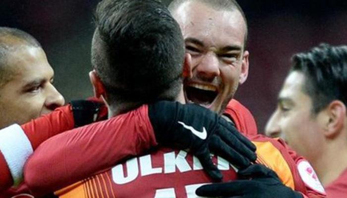 Galatasaray ın eski yıldızı Wesley Sneijder Burak Yılmaz ve Oğuzhan