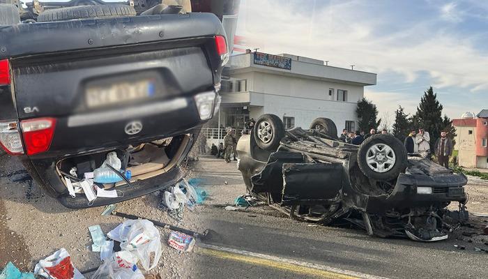 Cumhurbaşkanı Erdoğan ın koruma ekibi kaza geçirdi 1 polis memuru