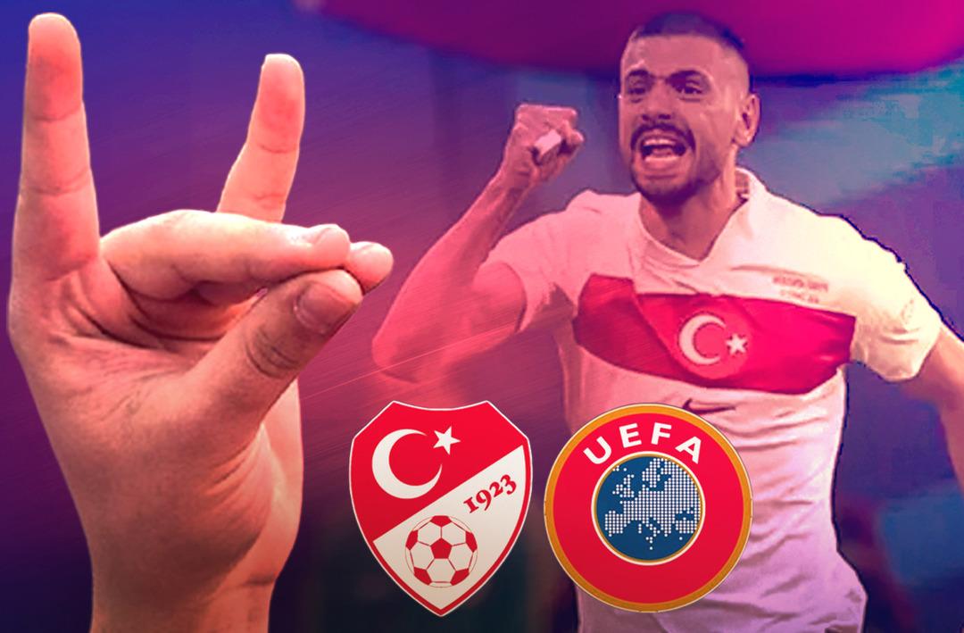 SONDAKİKA Merih Demiral ın bozkurt işareti UEFA soruşturma