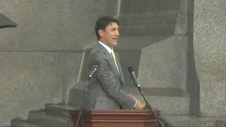 Justin Trudeau'dan Trump'a 'yağmur' göndermesi  G4