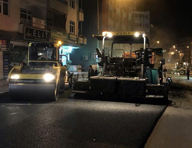 Van Büyükşehir Belediyesinden gece mesaisi