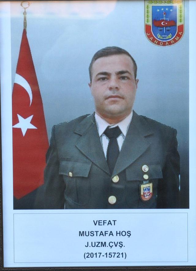 Evinde hayatını kaybeden uzman çavuşa son görev