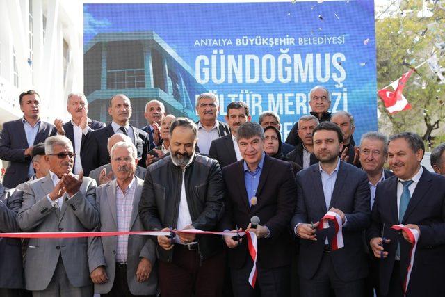 Gündoğmuş Kültür Merkezi açıldı