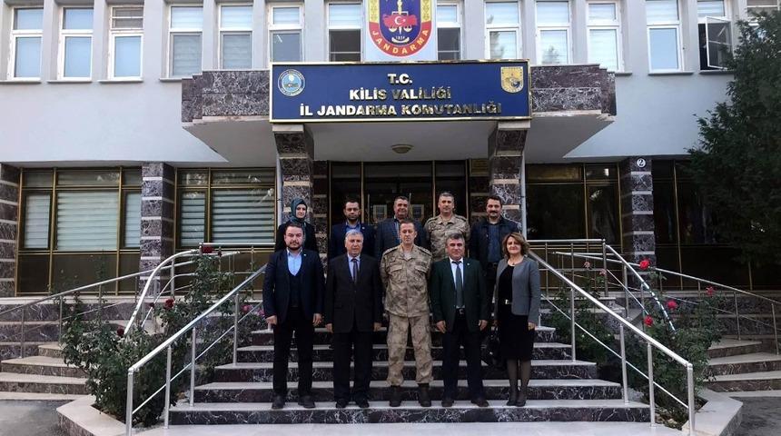 Kilis Kent Konseyinden İl Jandarmaya ziyaret