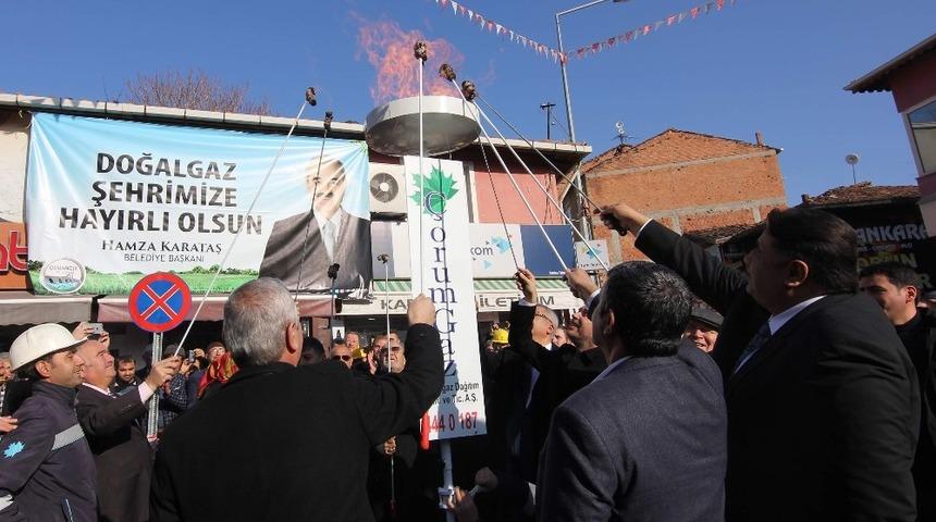 Osmancık’ta 5 bin abone’ye doğalgaz verildi