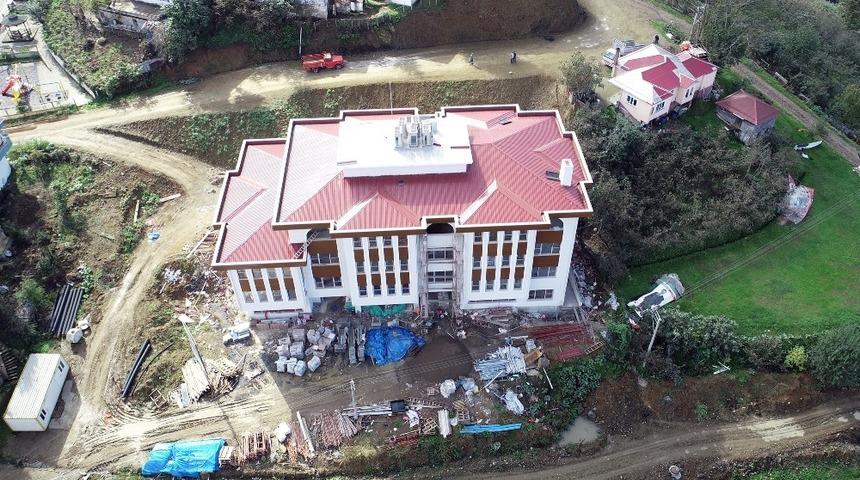 Kabad&uuml;z K&uuml;lt&uuml;r Merkezinde &ccedil;alışmalar devam ediyor