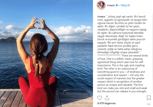 Irmak Ünal’dan aşk paylaşımı! Mustafa Sandal a gönderme mi? 1
