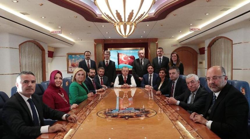 Erdoğan'dan tartışma yaratan uçağın içinden ilk fotoğraf! Genişliği dikkat çekti