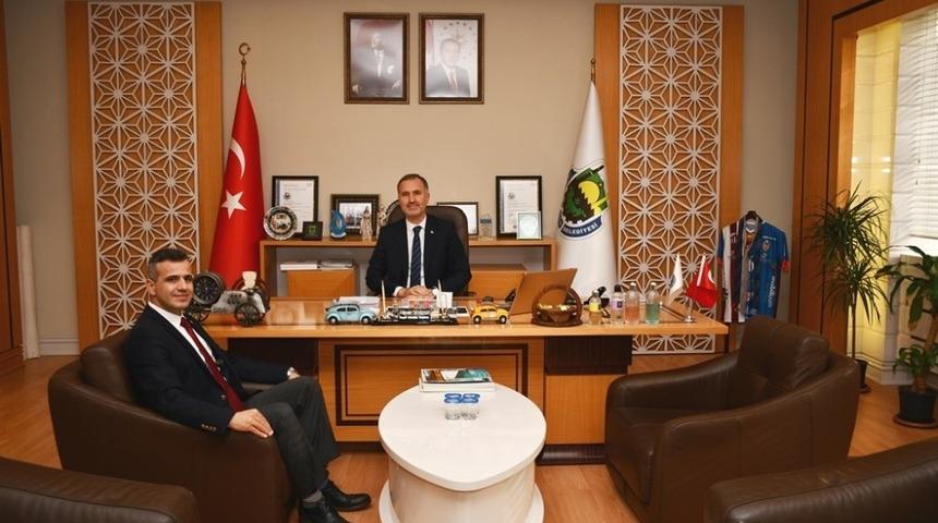 Dekan Pirin&ccedil;&ccedil;i&rsquo;den Başkan Taban&rsquo;a ziyareti