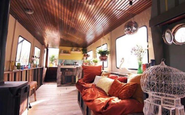 Kira ödemekten bıktı artık teknede yaşıyor  G5