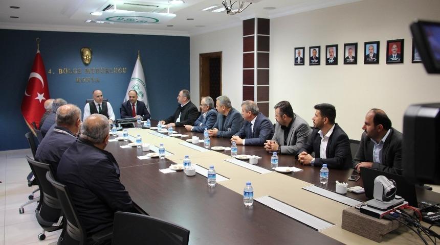 Başkan &Ouml;zaltun, DSİ&rsquo;de Beyşehir G&ouml;l&uuml;&rsquo;n&uuml;n sorunları dile getirdi