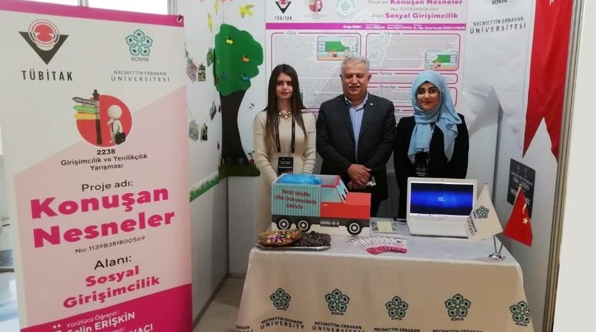 NE&Uuml;&rsquo;l&uuml; &ouml;ğrenciler T&Uuml;BİTAK &Uuml;niversite Proje Yarışmaları Final Sergisinde