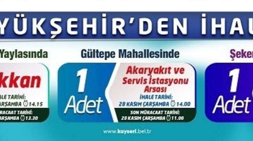 B&uuml;y&uuml;kşehir&rsquo;den yatırımcılar i&ccedil;in &uuml;&ccedil; fırsat