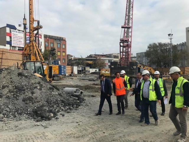 İlhan Bayram metro çalışmalarını yerinde inceledi