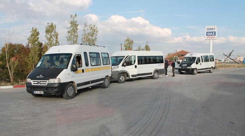 Sungurlu&rsquo;da servis ara&ccedil;ları denetlendi