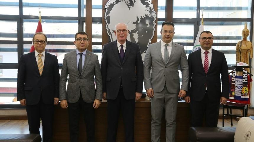 Baro&rsquo;dan Başkan Kazım Kurt&rsquo;a ziyaret