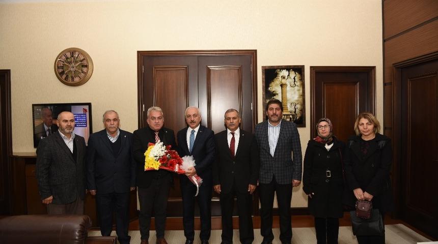 Şehit aileleri başkan gül’ü ziyaret etti