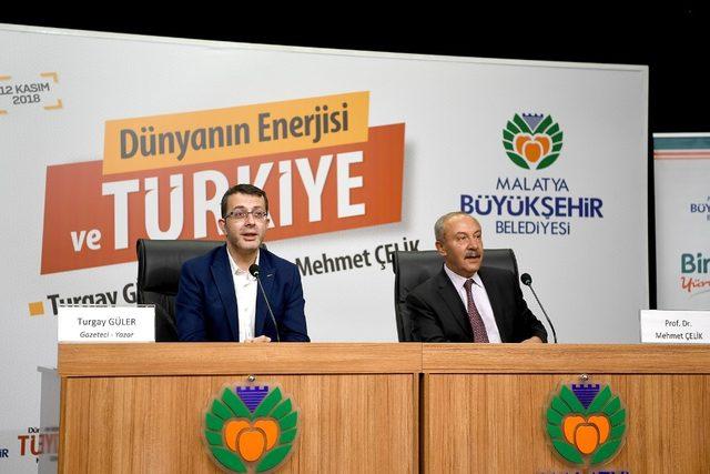 Dünyanın enerjisi ve Türkiye konulu konferans düzenlendi