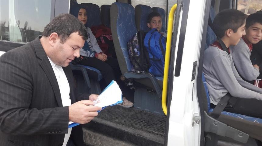 &Ouml;ğrenci servisleri denetlendi