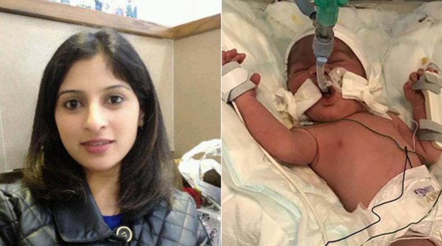 'Mucize bebek', vurulan annesinin karnından alındı!