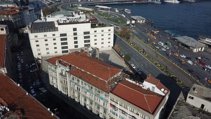 Eminönü'nde asırlık Liman Han, Pisa Kulesi gibi eğiliyor G1