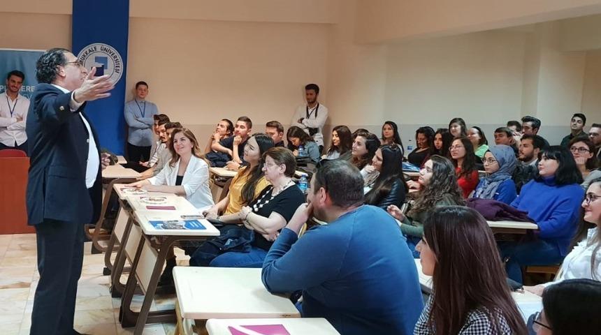 Turizmciler tecr&uuml;belerini &ouml;ğrenciler ile paylaştı