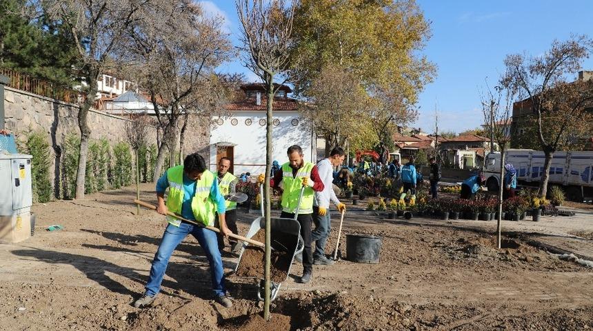 Belediyeden tarihi binalara ortak dinlence alanı