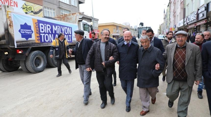 Kocasinan Belediyesi 44 ayda 1 milyon ton asfalt serdi