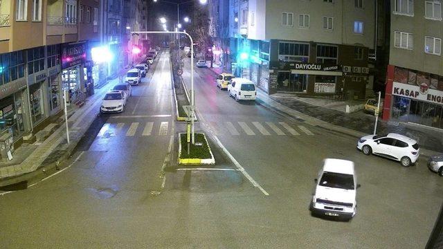 Drift yapan sürücüye polis acımadı