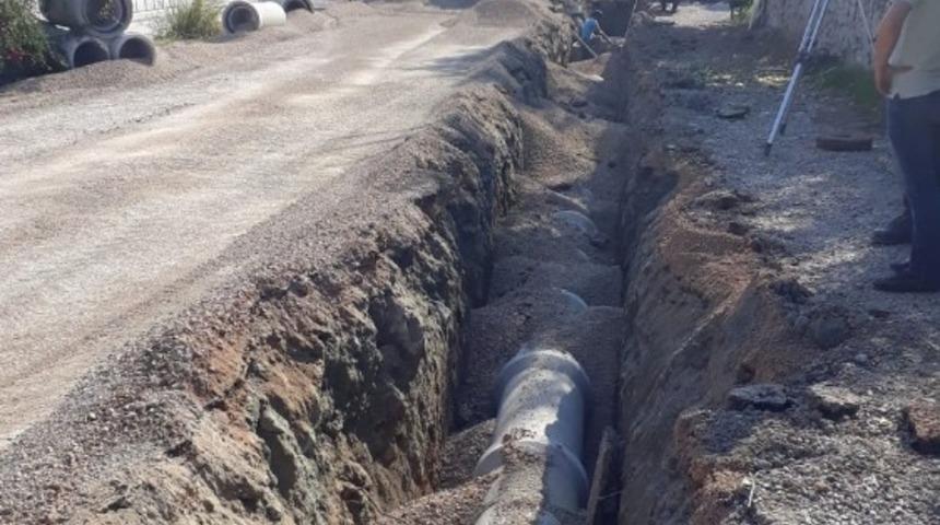 Fethiye&rsquo;ye yeni yağmur suyu hatları yapılıyor