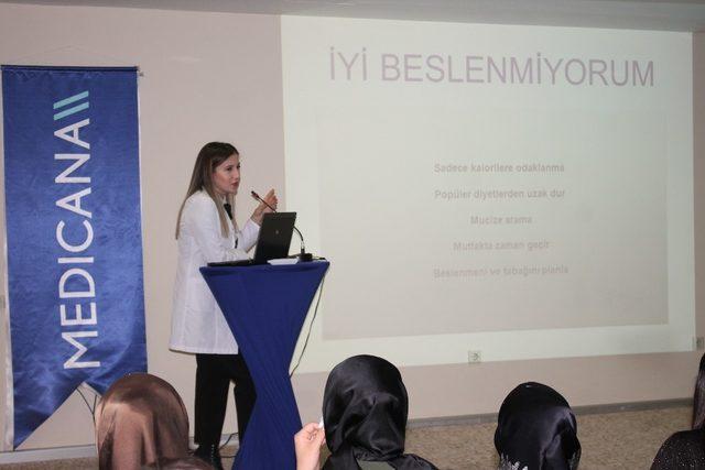 Kadınlara sağlıklı yaşam semineri