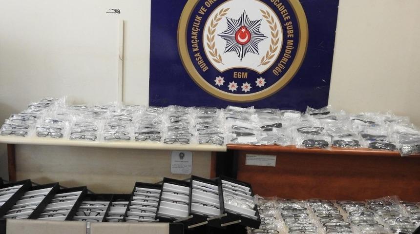 Bursa&rsquo;da 360 adet ka&ccedil;ak g&ouml;zl&uuml;k ele ge&ccedil;irildi