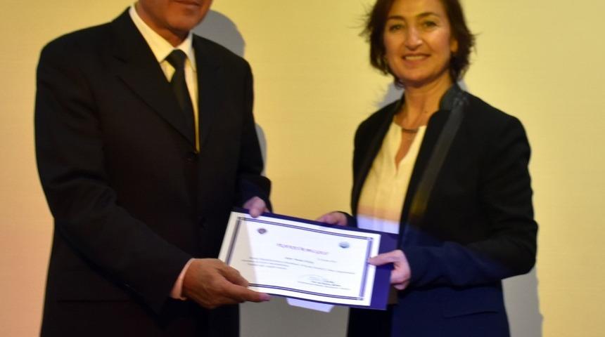 Kızılcahamam Meslek Y&uuml;ksekokulu &ouml;ğrencileri Atat&uuml;rk&rsquo;&uuml; andı