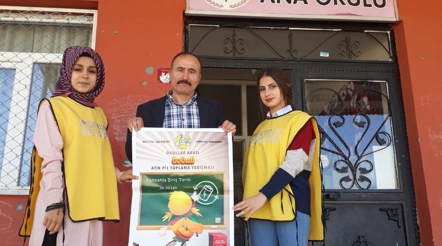 İpekyolu Belediyesinden &lsquo;Atık Pil Toplama&rsquo; projesi