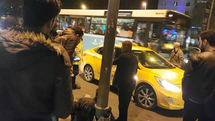 Fatih'te taksiciden Iraklı turiste taksimetre dayağı iddiası! G4