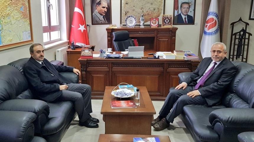 Başkan Epcim&rsquo;den Rekt&ouml;r Pakiş&rsquo;e ziyaret