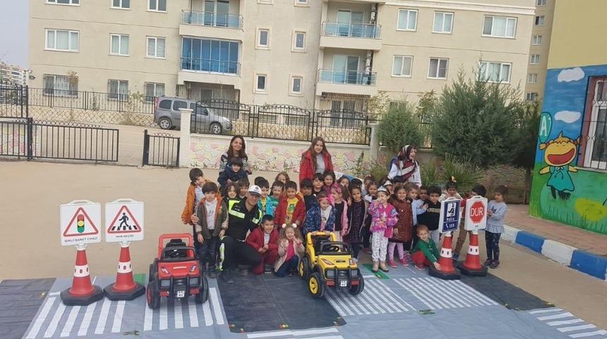 Trafiğin en minik &ouml;ğrencileri