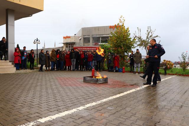 Yangın tatbikatında alarm sistemi çalışmadı, öğrenciler sözlü uyarıldı