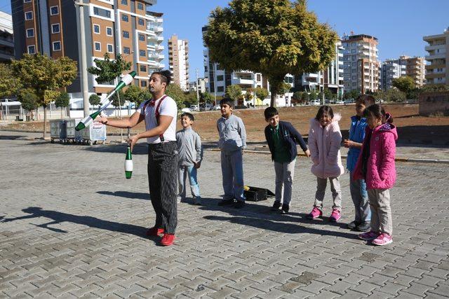 Karaköprü’de çocuklar gönüllerince eğlendi