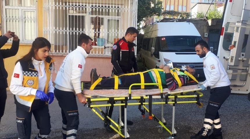 Otomobil ile motosiklet &ccedil;arpıştı: 1 Yaralı