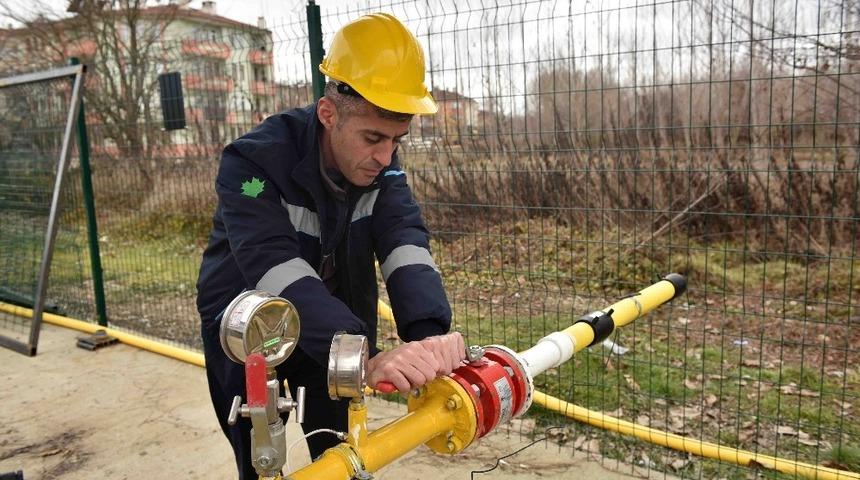 Taşk&ouml;pr&uuml;&rsquo;de Doğalgaz abone sayısı 3 bin 700&rsquo;e ulaştı