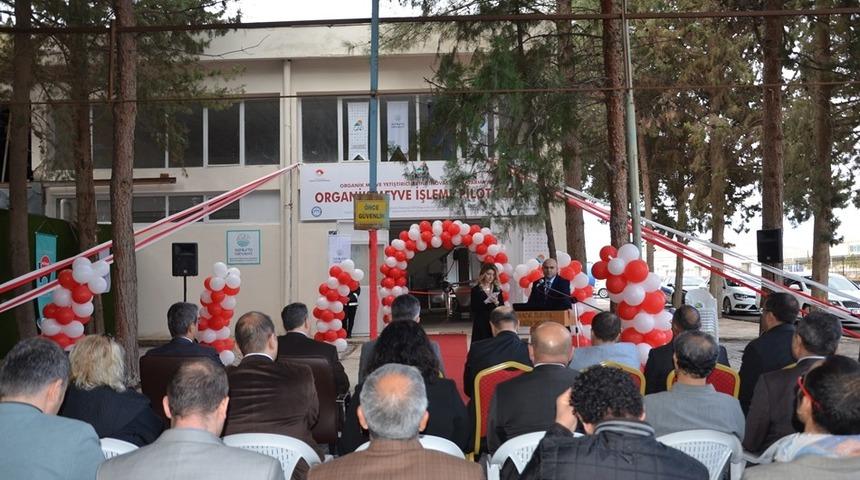 HR&Uuml;&rsquo;de organik meyve işleme tesisi a&ccedil;ıldı