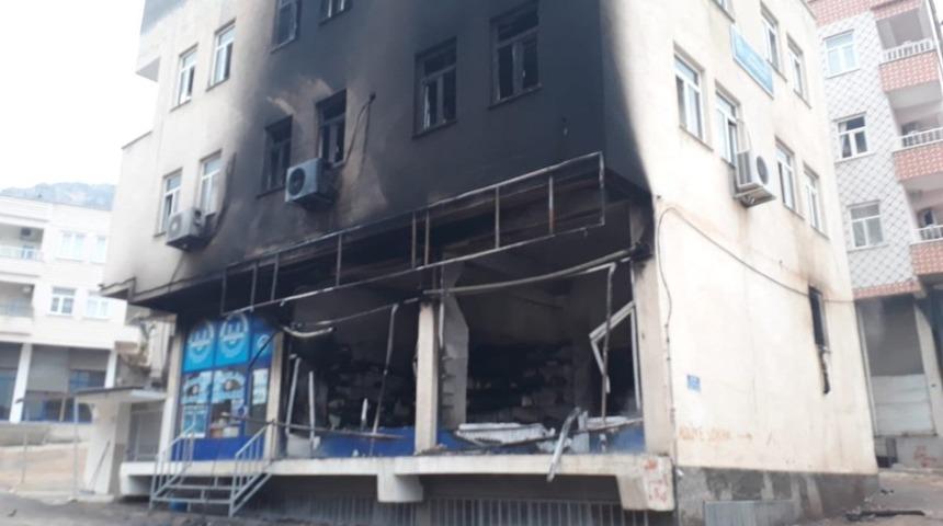 &Ccedil;ermik m&uuml;ft&uuml;l&uuml;k binasında yangın