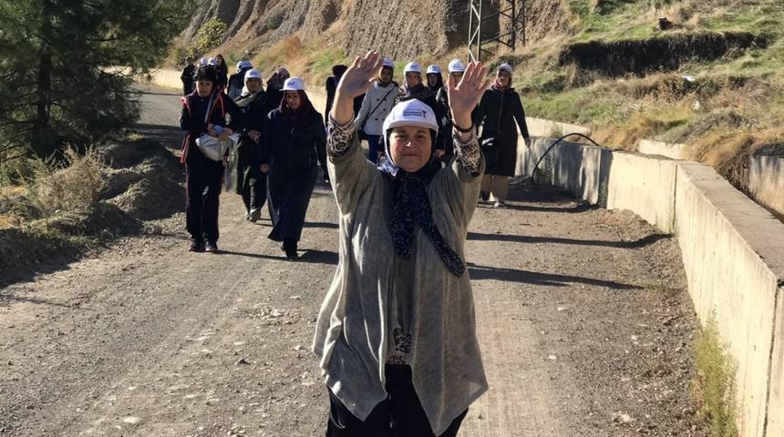 Kahramanmaraş&rsquo;ta kadınlar y&uuml;r&uuml;y&uuml;ş yaptı