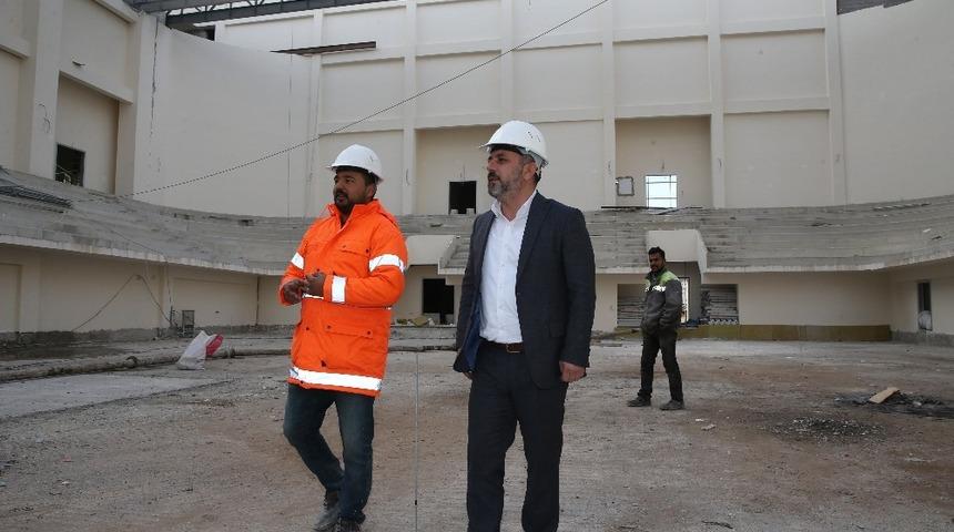 Sincan Fatih Spor Kompleksi inşaatında sona yaklaşıldı