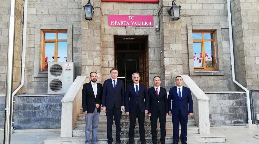 Vali Seymenoğlu, SD&Uuml; y&ouml;netimini ağırladı