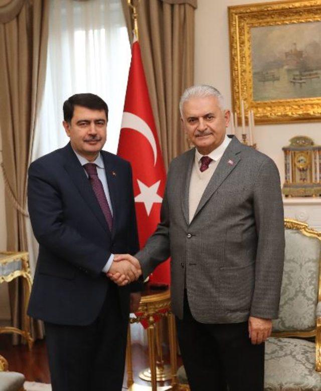 TBMM Başkanı Yıldırım, Ankara Valisi Vasip Şahin'i kabul etti
