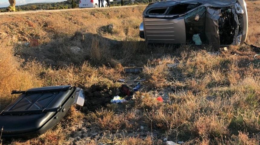 Ayvalık&rsquo;ta trafik kazası: 1 yaralı