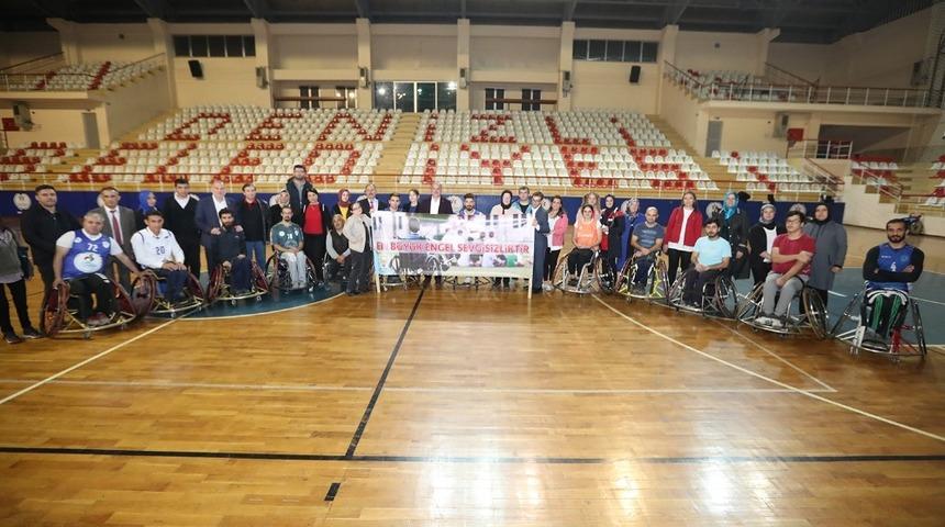 Başkan G&uuml;rlesi&rsquo;nden engelli sporculara moral ziyareti