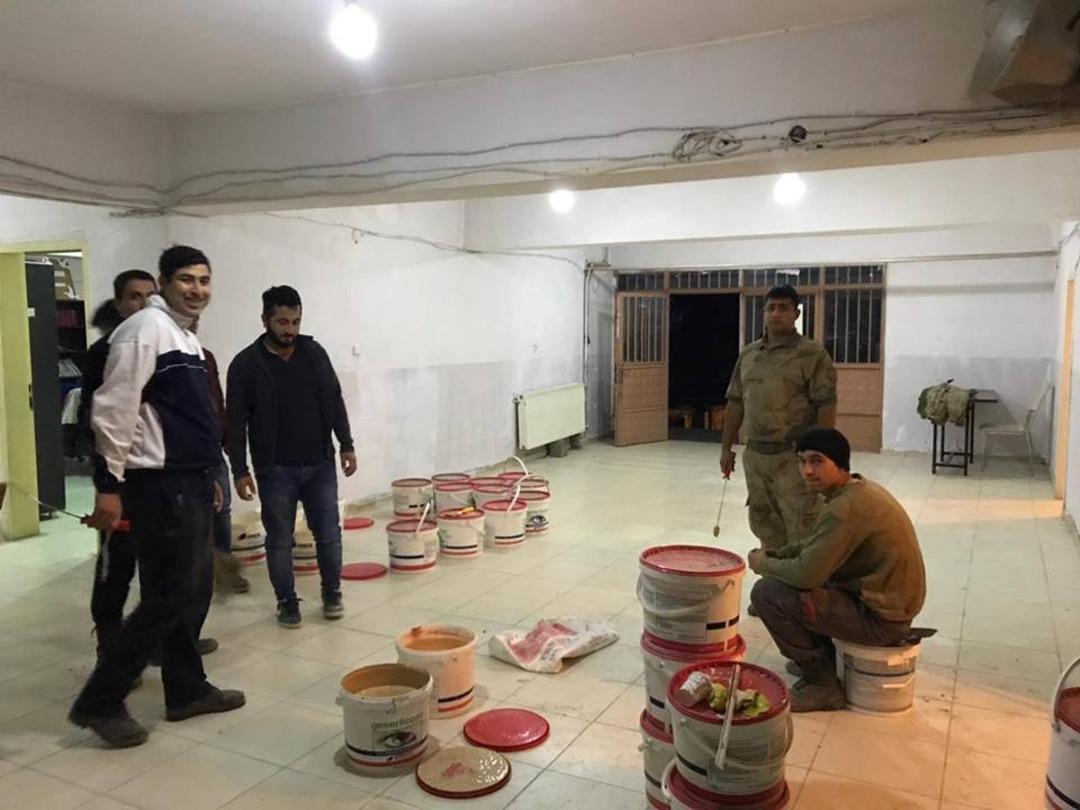 Beyt&uuml;şşebap&rsquo;ta okul onarım seferberliği